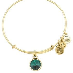 ALEX AND ANI Emerald Charm Bracelet